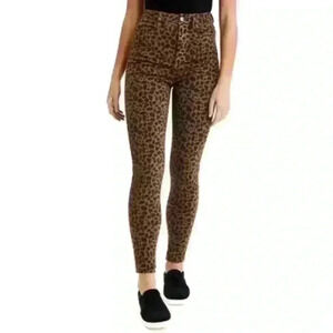 American Eagle NEW leopard  cheetah curvy super hi-rise jegging size 0 women’s